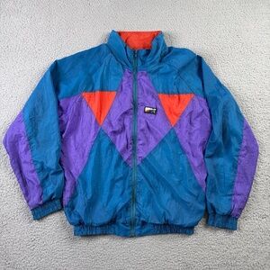 Vintage 80s Voit Equipment Track Jacket Full Zip Warm Up Mens L Made In Korea